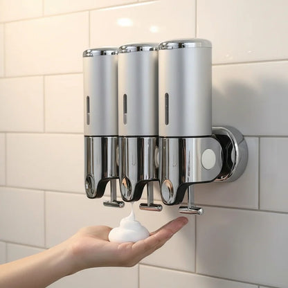 Soap Dispenser Wall-Mounted Stainless Steel 16.9 Fl Oz