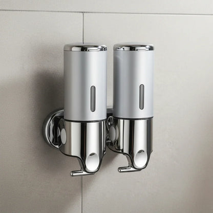 Soap Dispenser Wall-Mounted Stainless Steel 16.9 Fl Oz