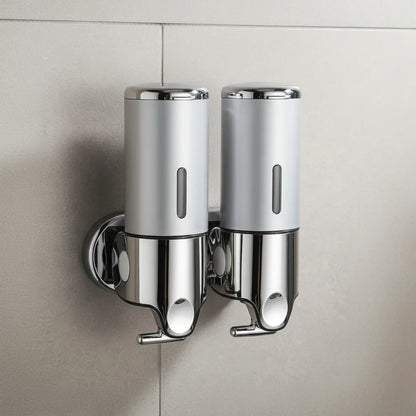 Soap Dispenser Wall-Mounted Stainless Steel 16.9 fl oz Capacity