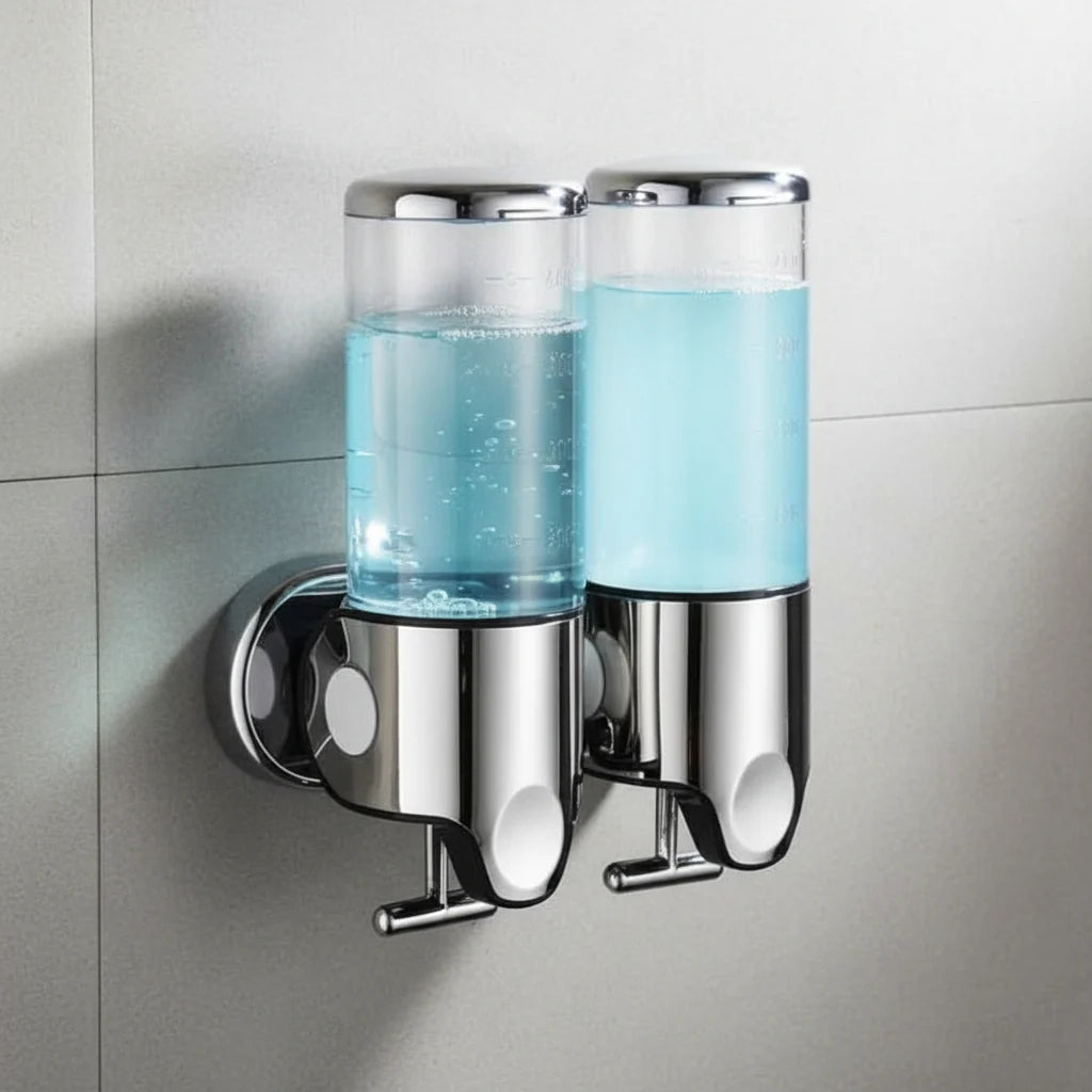 Soap Dispenser Wall-Mounted Stainless Steel 16.9 fl oz Capacity