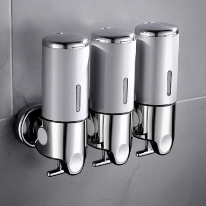 Soap Dispenser Wall-Mounted Stainless Steel 16.9 fl oz Capacity