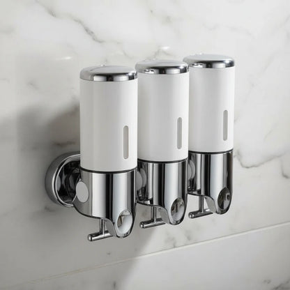 Soap Dispenser Wall-Mounted Stainless Steel 16.9 fl oz Capacity