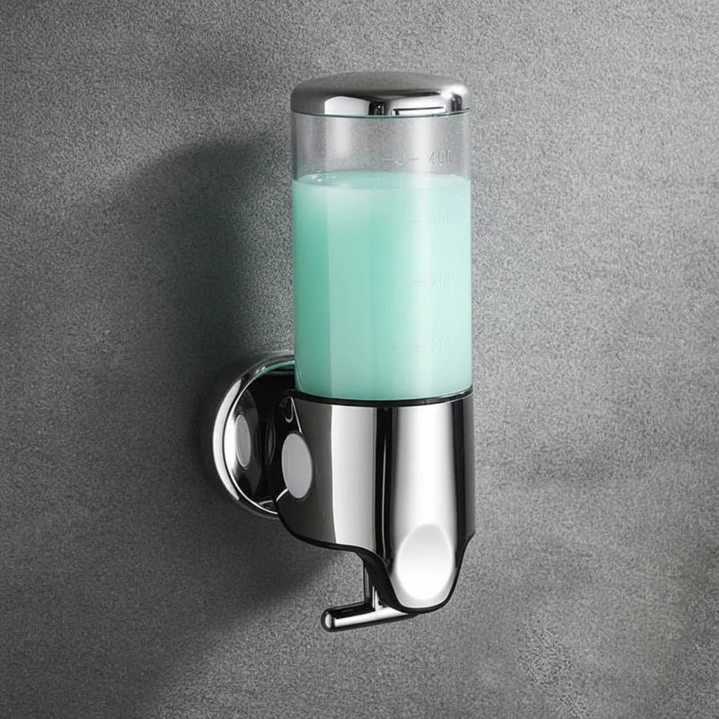 Soap Dispenser Wall-Mounted Stainless Steel 16.9 fl oz Capacity