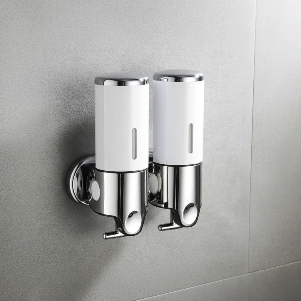 Soap Dispenser Wall-Mounted Stainless Steel 16.9 fl oz Capacity