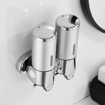 Soap Dispenser Wall-Mounted Stainless Steel 16.9 fl oz Capacity