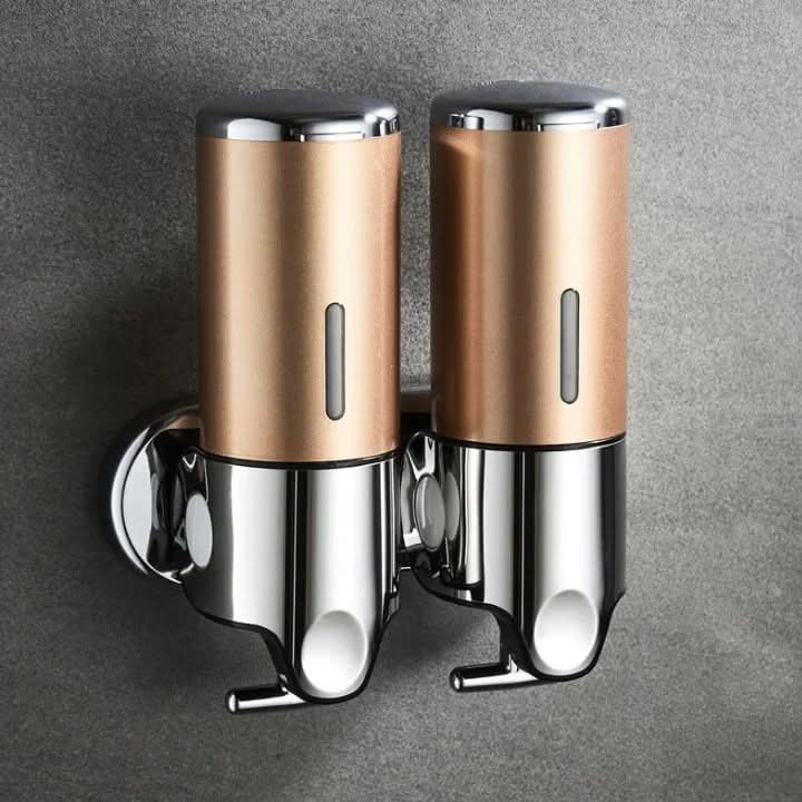Soap Dispenser Wall-Mounted Stainless Steel 16.9 fl oz Capacity