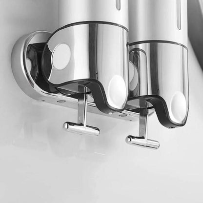 Soap Dispenser Wall-Mounted Stainless Steel 16.9 fl oz Capacity
