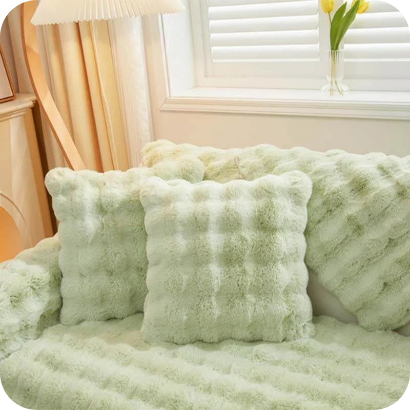 Sofa & Armchair Cover Plush Non-Slip Scratch-Resistant