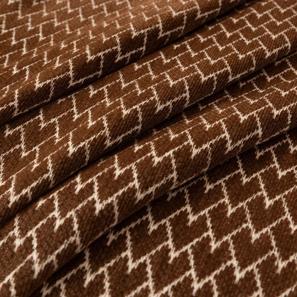 Sofa & Armchair Cover Zigzag Chenille Tassel Fringe