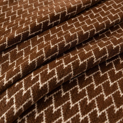 Sofa & Armchair Cover Zigzag Chenille Tassel Fringe