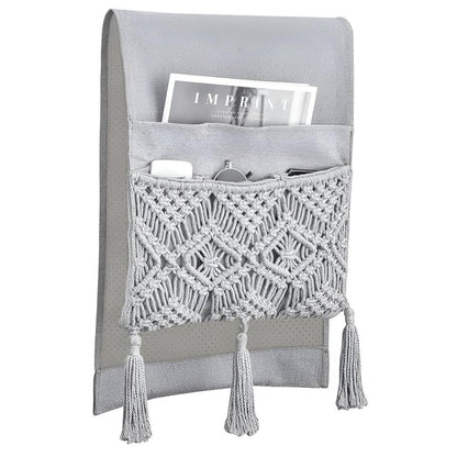 Sofa Caddy Handmade Boho Four-Pocket Non-Slip