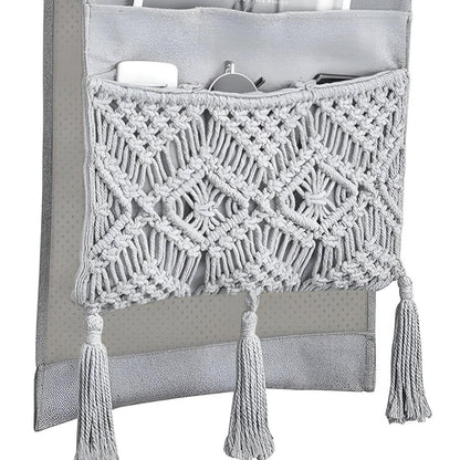 Sofa Caddy Handmade Boho Four-Pocket Non-Slip