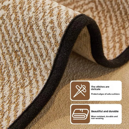 Sofa Cover Anti-Slip Microfiber Wavy Edge