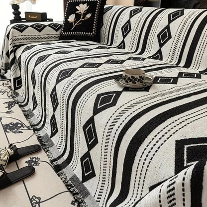 Sofa Cover Boho Microfiber Machine Washable