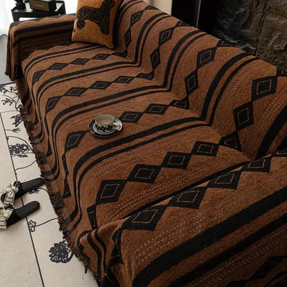 Sofa Cover Boho Microfiber Machine Washable