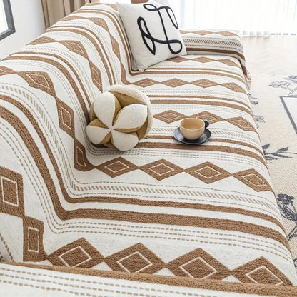 Sofa Cover Boho Microfiber Machine Washable