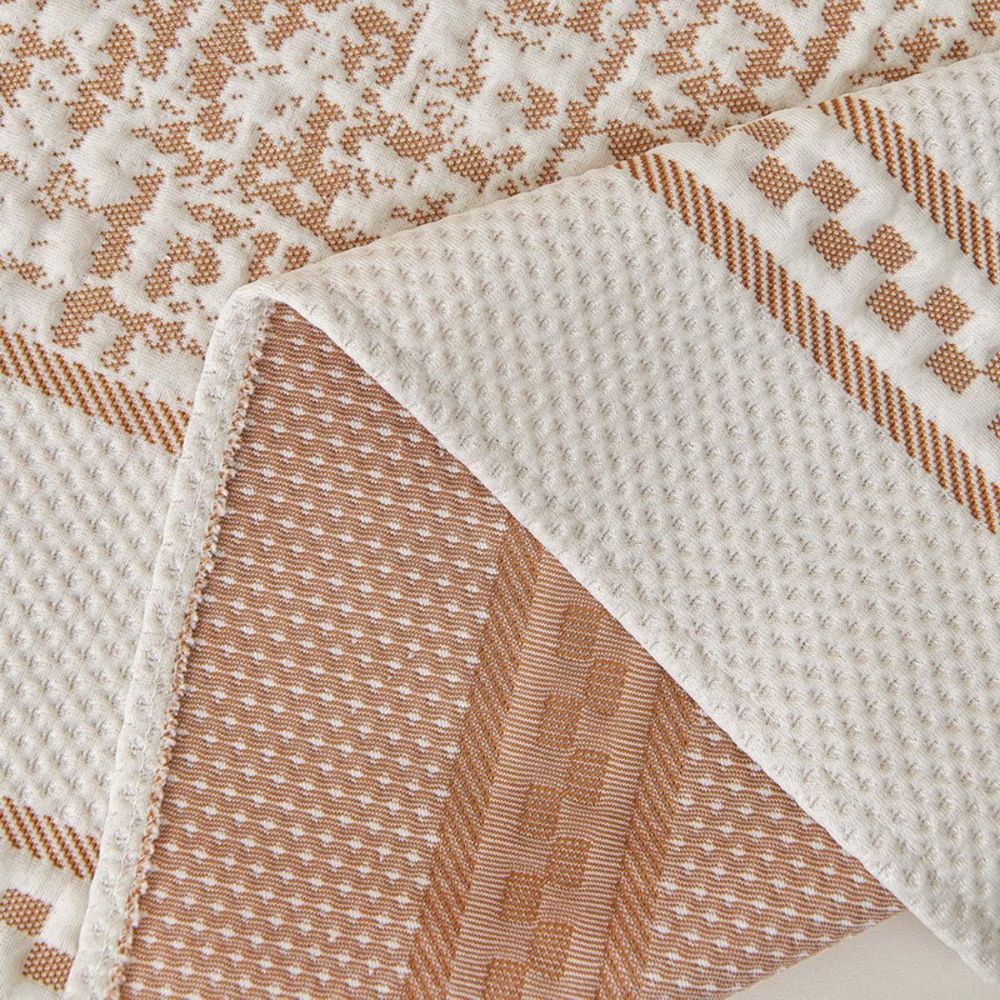 Sofa Cover Breathable Microfiber & Reversible Sketch Design