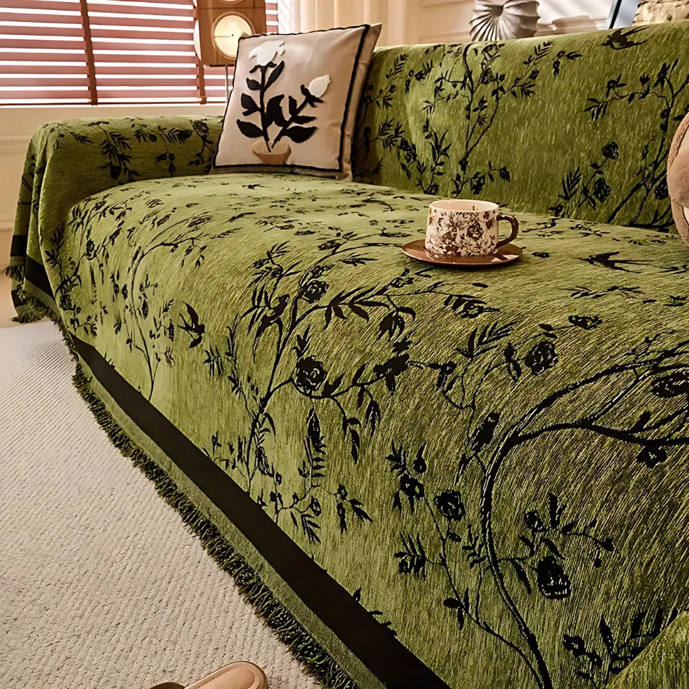 Sofa Cover Chenille Anti-Slip Pet-Friendly