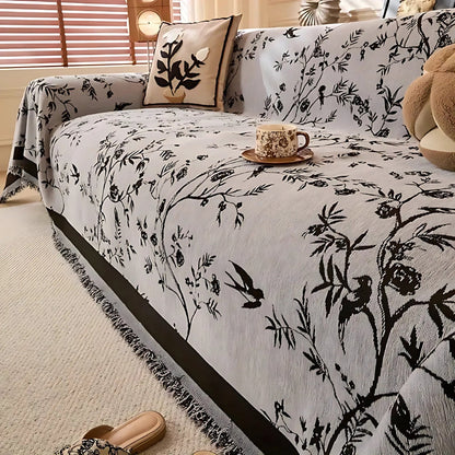 Sofa Cover Chenille Anti-Slip Pet-Friendly