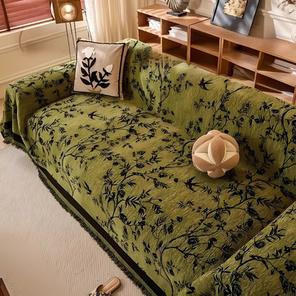 Sofa Cover Chenille Anti-Slip Pet-Friendly