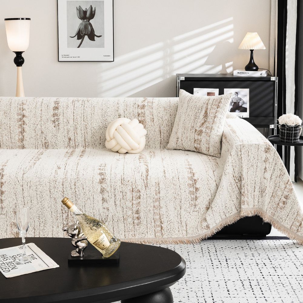 Sofa Cover Chenille Full Coverage Machine Washable