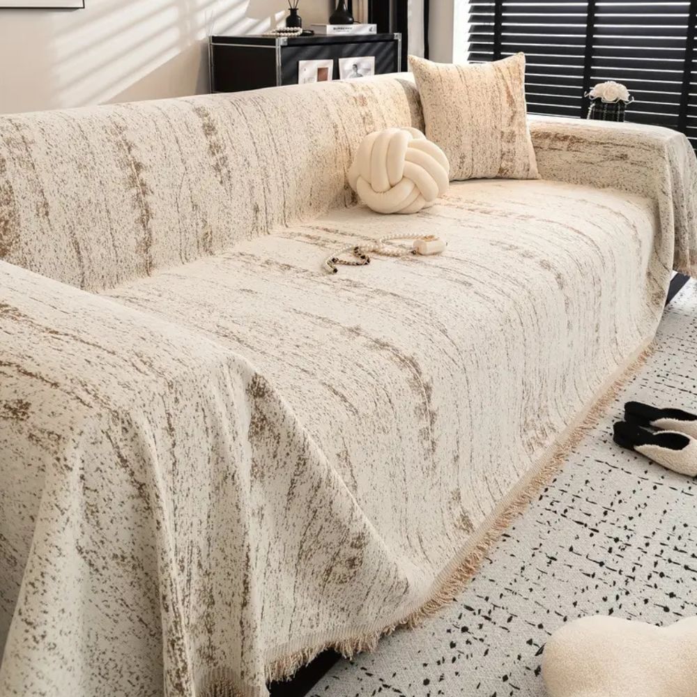 Sofa Cover Chenille Full Coverage Machine Washable