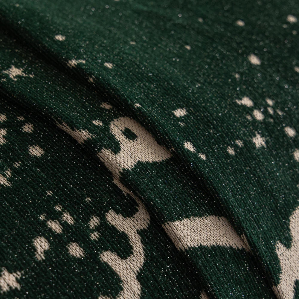 Sofa Cover Chenille Glittering Cursive Machine Washable