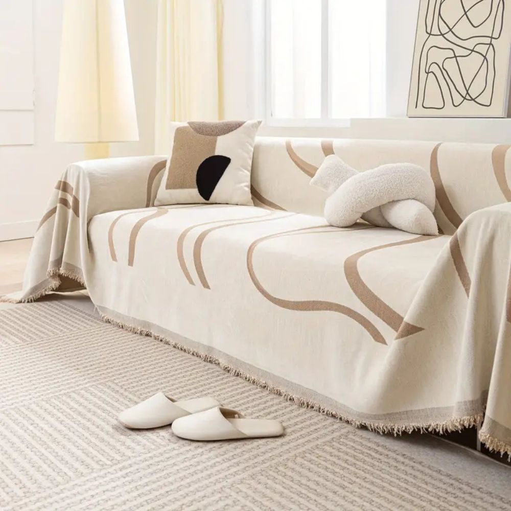Sofa Cover Chenille Jacquard Non-Slip & Machine Washable