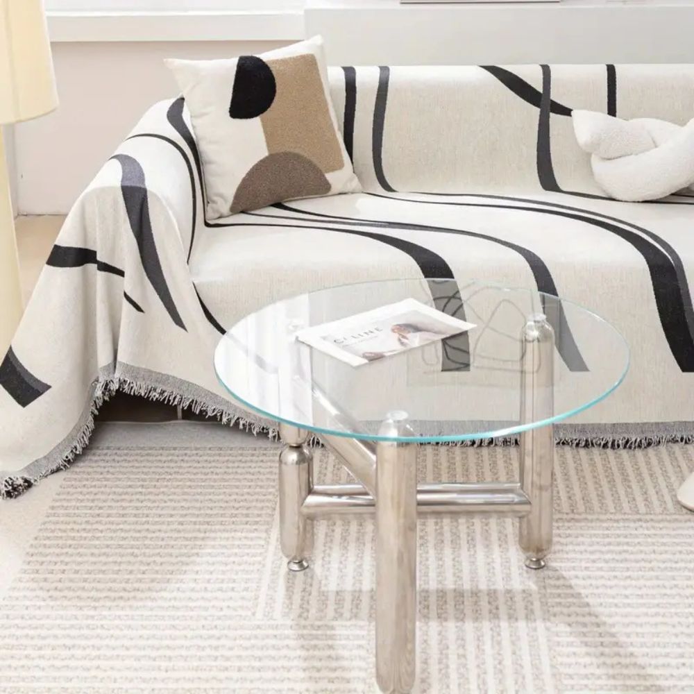 Sofa Cover Chenille Jacquard Non-Slip & Machine Washable