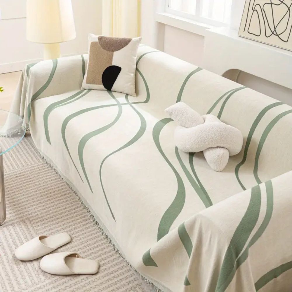 Sofa Cover Chenille Jacquard Non-Slip & Machine Washable