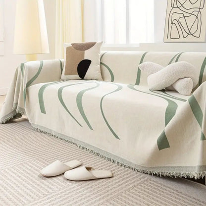 Sofa Cover Chenille Jacquard Non-Slip & Machine Washable
