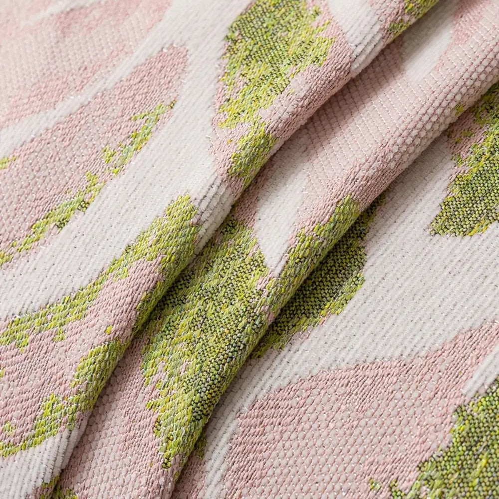 Sofa Cover Chenille Leaf Pattern Non-Slip Machine Washable