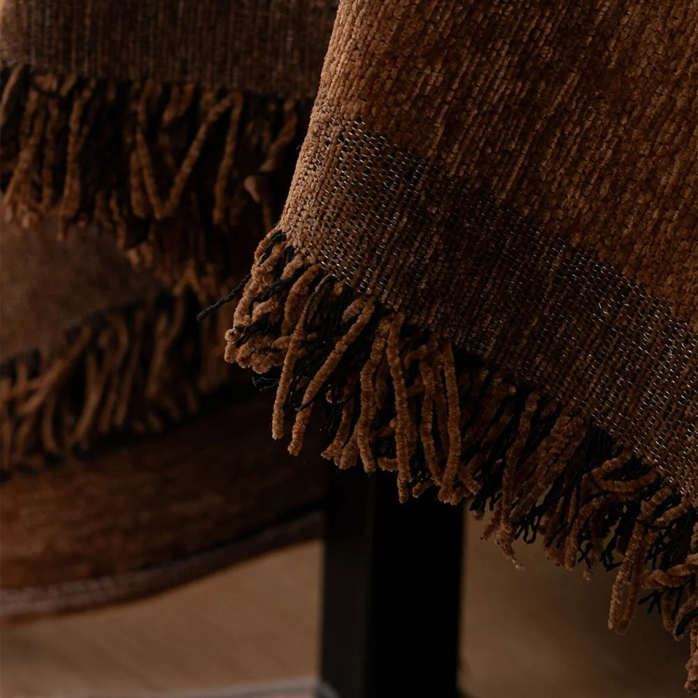 Sofa Cover Chenille Microfiber Blend Tribal Pattern Machine Washable