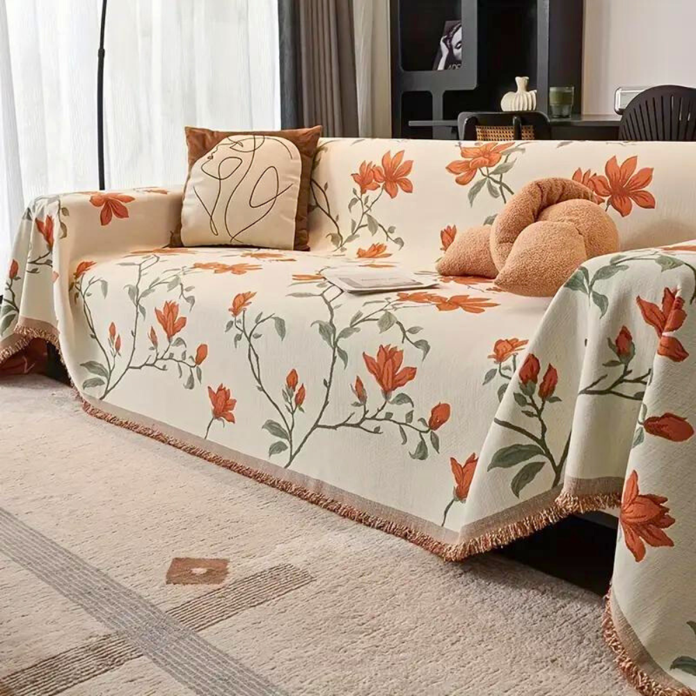 Sofa Cover Chenille Polyester Pet Scratch-Resistant Machine Washable