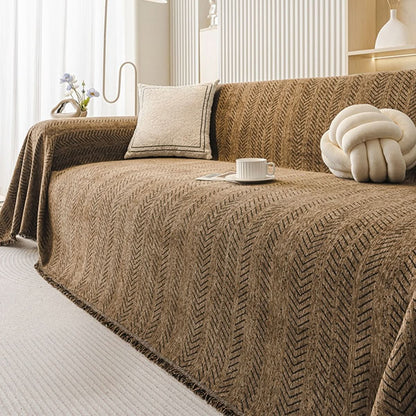 Sofa Cover Chenille Scratch-Resistant Washable