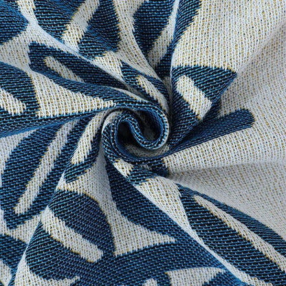 Sofa Cover Cotton-Linen Jacquard & Tassels Stain Resistant