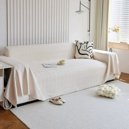 Sofa Cover Diamond Grid Chenille Pet Hair Resistant