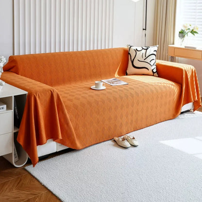 Sofa Cover Diamond Grid Chenille Pet Hair Resistant