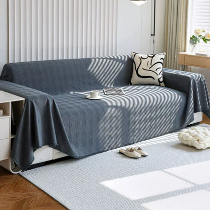 Sofa Cover Diamond Grid Chenille Pet Hair Resistant