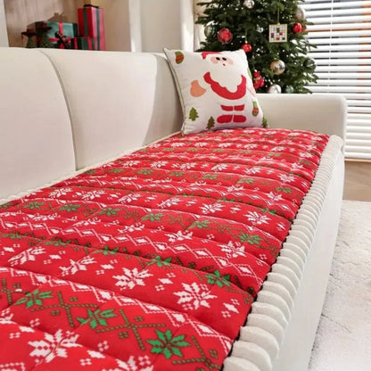 Sofa Cover Festive Microfiber Blend Machine Washable