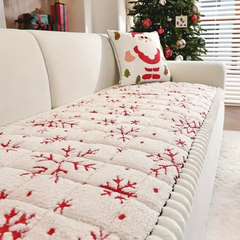 Sofa Cover Festive Microfiber Blend Machine Washable