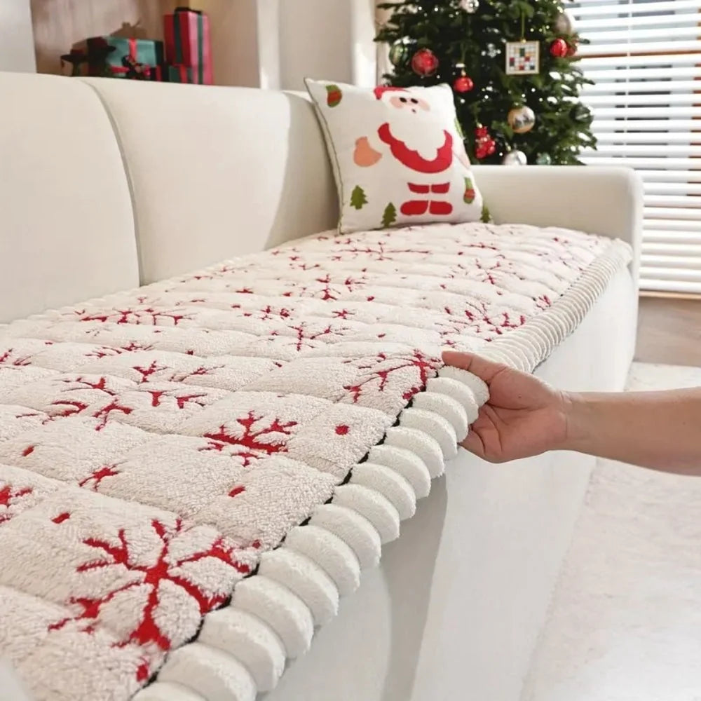 Sofa Cover Festive Microfiber Blend Machine Washable