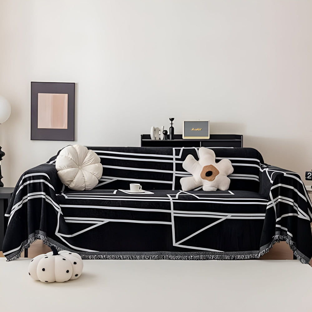 Sofa Cover Microfiber Blend Pet Fur & Spill Resistant