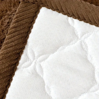 Sofa Cover Microfiber Diamond-Stitched Non-Slip Backing