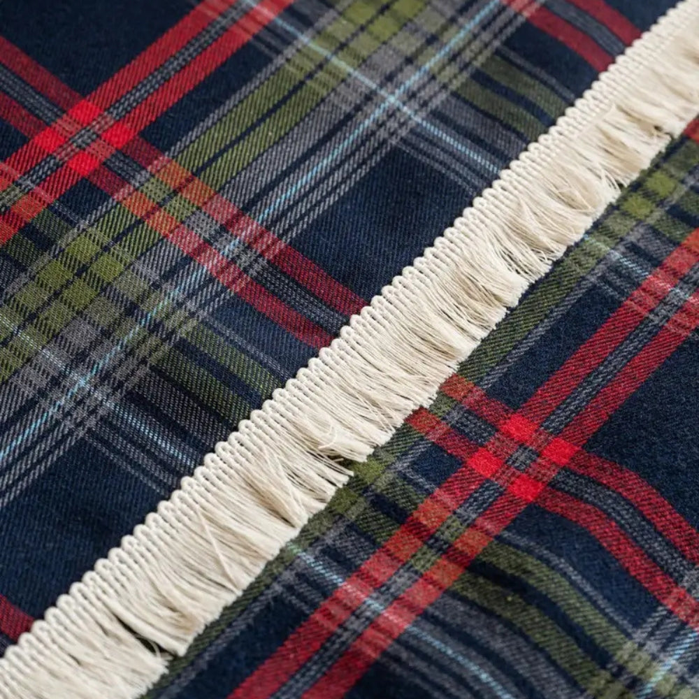 Sofa Cover Microfiber Plaid Machine Washable Fade-Resistant