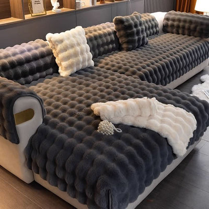 Sofa Cover Non-Slip Backing & Stain-Resistant Machine Washable