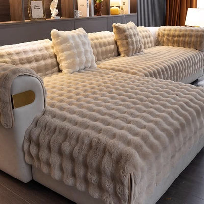 Sofa Cover Non-Slip Backing & Stain-Resistant Machine Washable