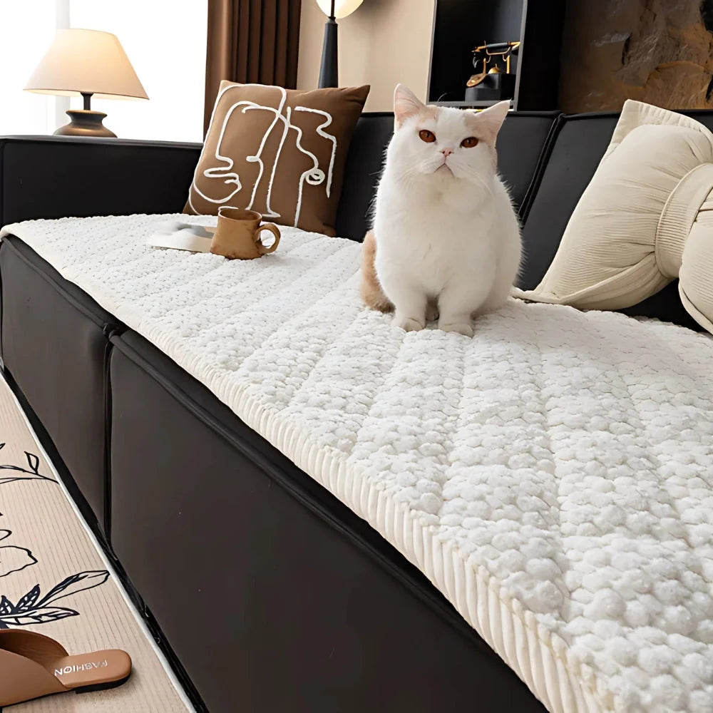 Sofa Cover Pet-Proof Microfiber Non-Slip Backing