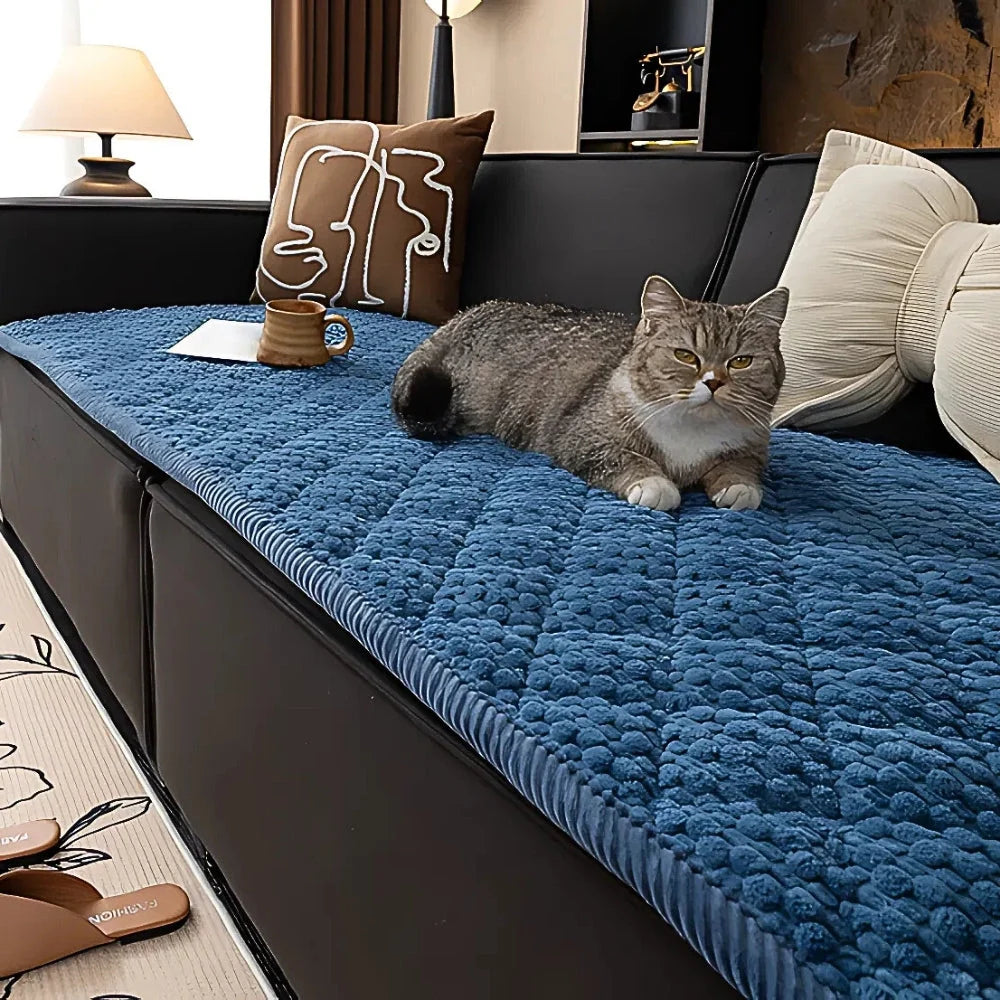 Sofa Cover Pet-Proof Microfiber Non-Slip Backing