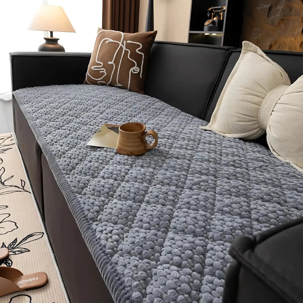 Sofa Cover Pet-Proof Microfiber Non-Slip Backing